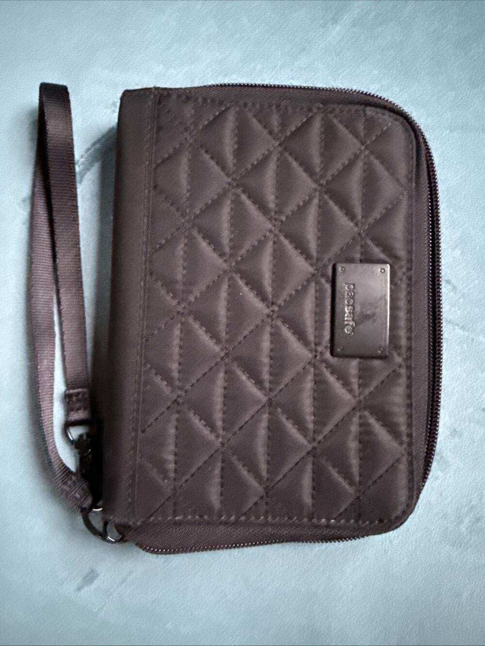 PACSAFE Passport wallet Anti-Theft RFID block Black Travel Organizer